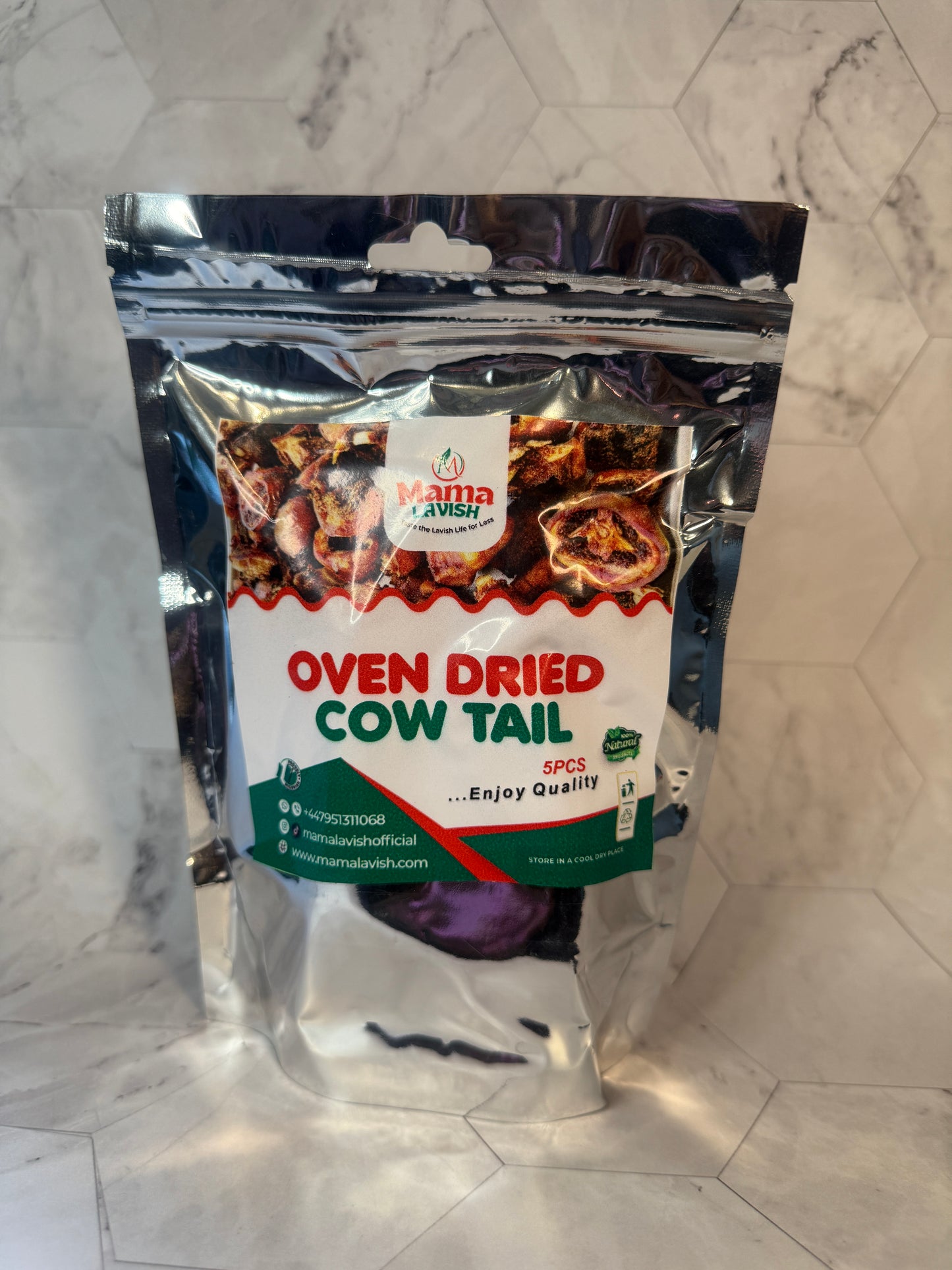 Mama Lavish's Oven Dried Cow Tail - 5 pcs