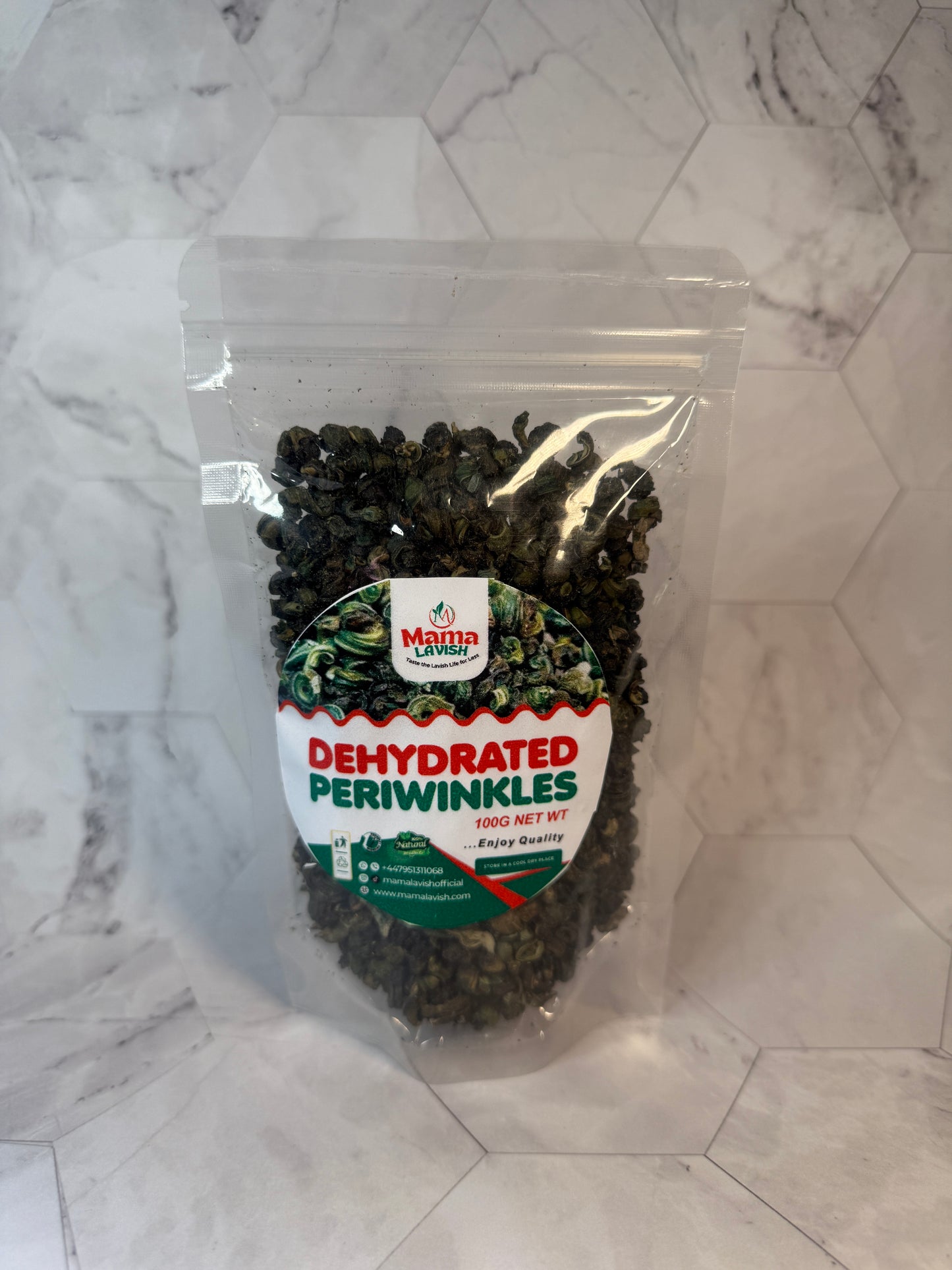Mama Lavish's Dehydrated Periwinkles - 100g